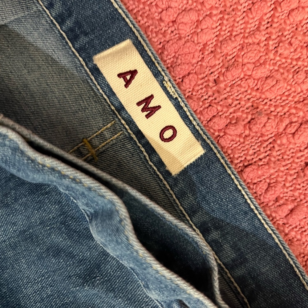 AMO Denim Marie Wrap Skirt - Wistful Blue - New without tags - Picture 3 of 11